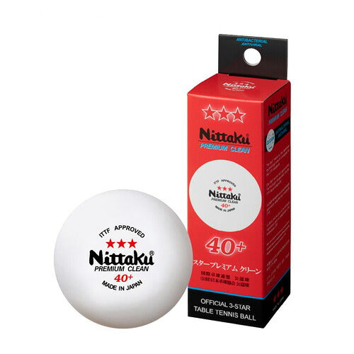 日本卓球 NB1700 3スタープレミアムクリーン 3個入り 4975984013154