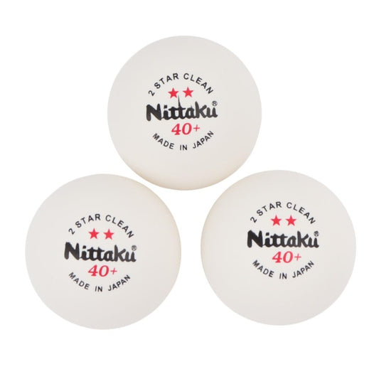 Nittaku 卓球ピンポン玉 NB-1720 2スタークリーン ホワイト ノーマル
