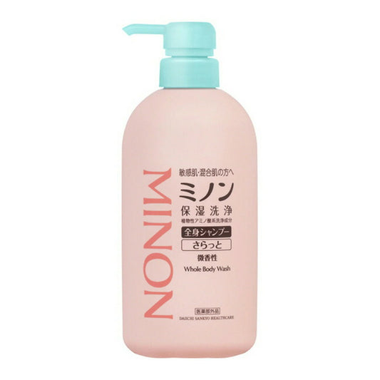 第一三共ヘルスケア ミノン 全身シャンプーさらっとタイプ 本体 ボトル 本体 450ml 4987107622440
