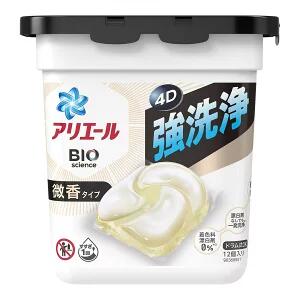 アリエール ジェルボール 4D 微香 本体 12個 4987176062307 洗濯 洗剤 除菌 消臭