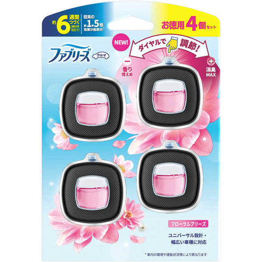 P＆G ファブリーズ イージークリップ フローラルブリーズ 2.4mL×4個パック 4987176235749