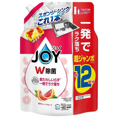 P＆G 除菌ジョイコンパクト贅沢グレープフルーツの香り詰替超ジャンボサイズ (1550ml)4987176290113