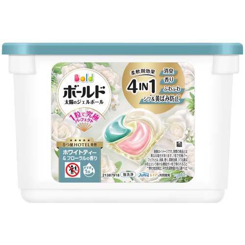 P&G ボールドジェルボール4Dホワイトティー&フローラルの香り本体 13個 4987176362872
