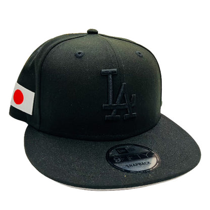 ニューエラ/ＮＥＷ ＥＲＡ 60585259 9FIFTY 大谷翔平 JAPAN Los Angeles Dodgers ロサンゼルス・ドジャース 950 キャップ LA 帽子 MLB メンズ レディース メジャーリーグ USモデル BLACK-BLACK