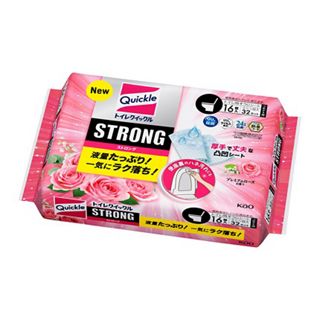 トイレクイックル ストロング プレミアムローズ 詰め替え 16枚入り 花王 (4901301417695) 掃除 除菌 消臭