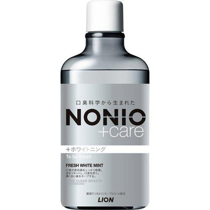 ノニオ NONIO +ホワイトニング デンタルリンス 〈液体歯磨〉フレッシュホワイトミント 600ml ライオン　4903301309697