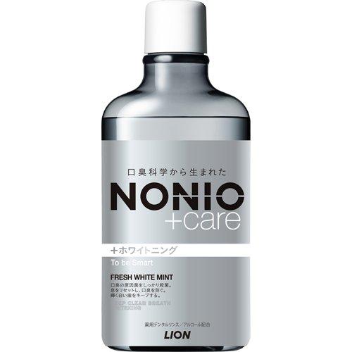 ノニオ NONIO +ホワイトニング デンタルリンス 〈液体歯磨〉フレッシュホワイトミント 600ml ライオン　4903301309697