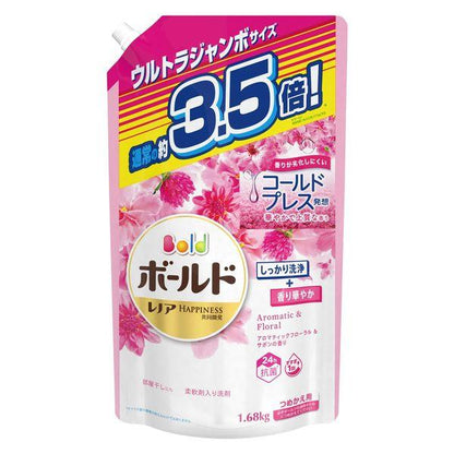 ボールドジェル　アロマティックフローラル＆サボンの香り　詰め替え　1680ml　P&G　(4987176131812)