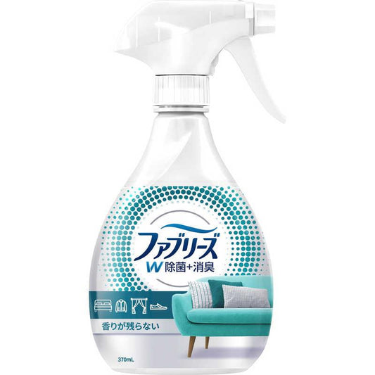 ファブリーズ　W除菌＋消臭　香りが残らない　本体　370ml　P&G　(4987176141521)
