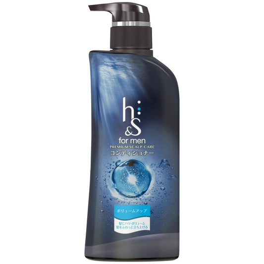 h&s for men 薬用コンディショナー ボリュームアップ プレミアムスカルプケア 本体ポンプ 370g 4902430745185