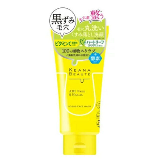 ケアナボーテ　毛穴丸洗いスクラブ洗顔　120g　明色化粧水　4902468360015