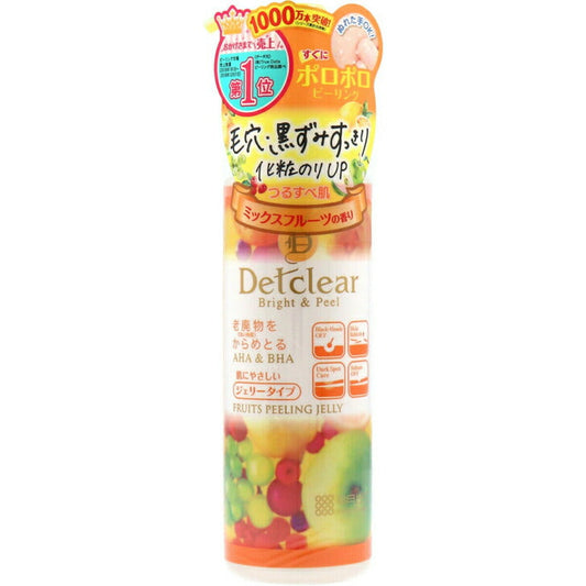 DETクリア　ブライト＆ピール　ピーリングジェリー　ミックスフルーツの香り　180ml　明色化粧水　4902468226045
