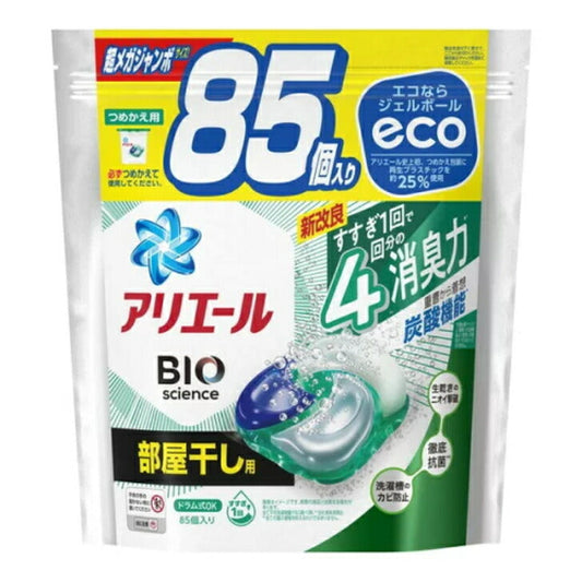 アリエール ジェルボール4D 部屋干し用 つめかえ 超メガジャンボサイズ 4987176128515
