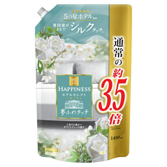 レノアハピネス 夢ふわタッチ 4987176111210 上品で心地よいホワイトティーの香り 詰替用超 特大サイズ