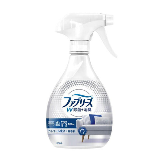 ファブリーズ　W除菌＋消臭　アルコール成分＋　無香料　本体　370ml　P&G　4987176141538