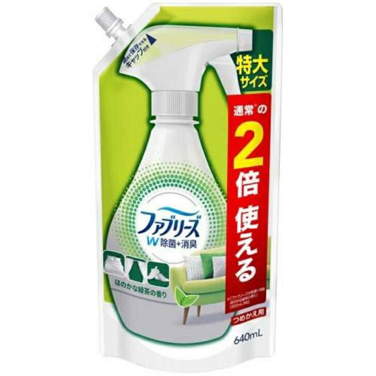 ファブリーズ W除菌 ほのかな緑茶 詰替特大 640ml 4902430687188