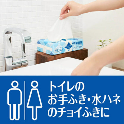 エリエール Plus+キレイ ペーパータオル コンパクトタイプ　200組×5P 大王製紙 (4902011824377) 防災 備蓄 掃除 生活用品 日用品