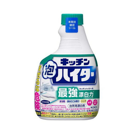 花王 キッチン 泡ハイター つけかえ用 400ml  4901301435934 除菌 漂白 洗剤