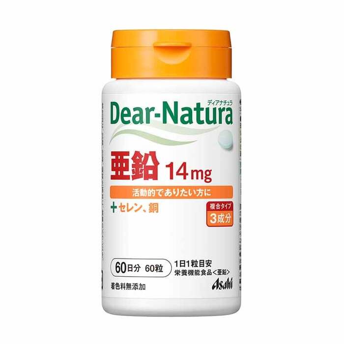 アサヒ ディアナチュラ 亜鉛 60日分 60粒 4946842635511