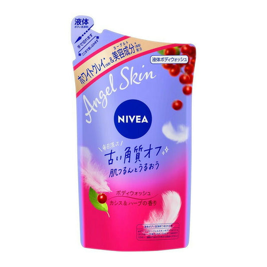 花王 ニベア エンジェルスキン ボディウォッシュ カシス＆ハーブの香り つめかえ用 360ml  4901301361677