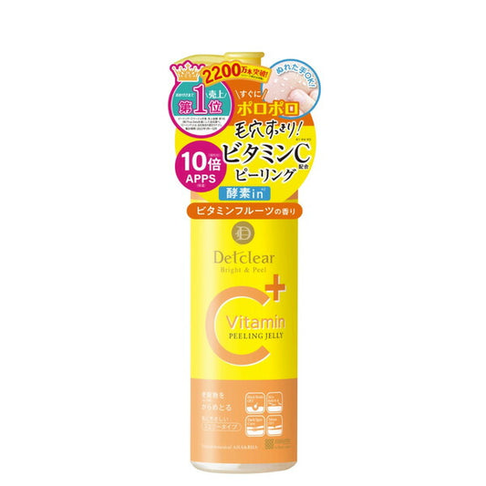 明色化粧品 DETクリア ブライト＆ピール ピーリングジェリー ビタミンフルーツの香り180ml  4902468226731