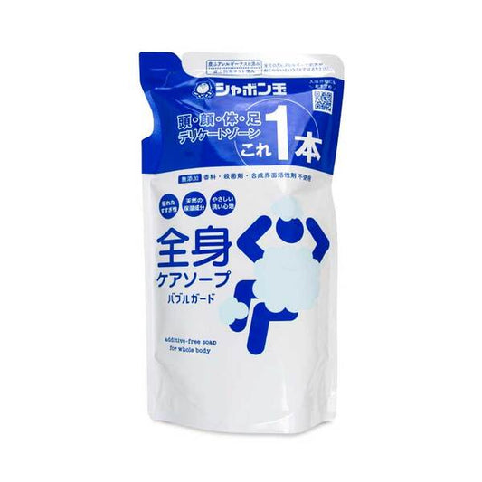 シャボン玉石けん株式会社 全身ケアソープ バブルガード つめかえ用 470ml 4901797034123