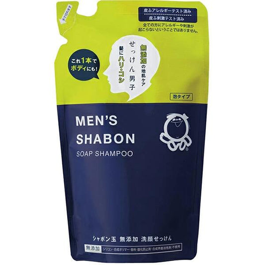 シャボン玉石けん株式会社 メンズ シャボンソープ シャンプー つめかえ用 420ml  4901797033270