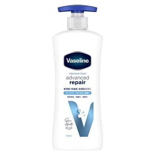 ユニリーバ ヴァセリン インテンシブケア アドバンスドリペア ボディローション 無香料 400ml  4902111778396