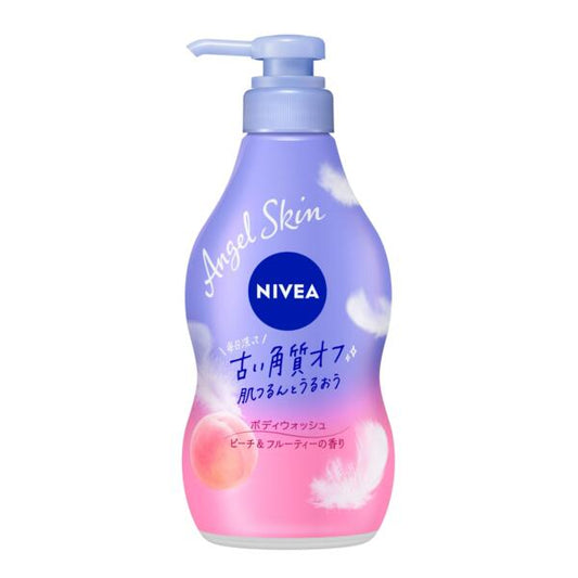 花王 ニベア エンジェルスキン ボディウォッシュ ピーチ＆フルーティーの香り ポンプ 480ml 4901301361714