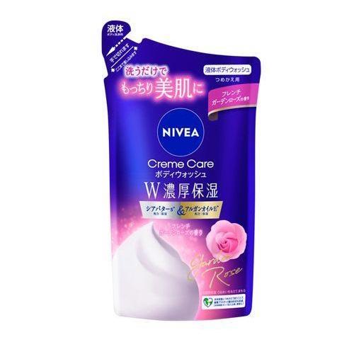 花王 ニベア クリームケア ボディウォッシュ W濃厚保湿 フレンチガーデンローズの香り つめかえ用 340ml 4901301450630