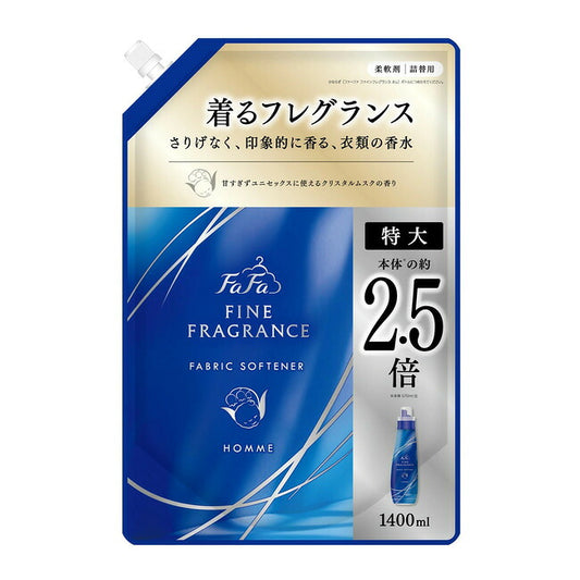 NSファーファ・ジャパン ファーファ ファインフレグランス オム つめかえ用 1400ml 4902135672922 -na 柔軟剤 大容量