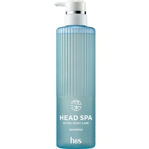 P&G 深ヘッドスパ by h&s エクストラモイストケア シャンプー ポンプ 435g 4987176310804 -so