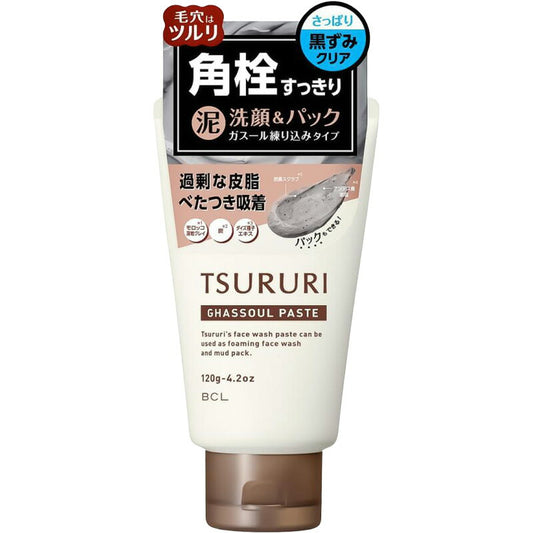 ツルリ 洗顔ペースト ガスール 120g 4515061013624