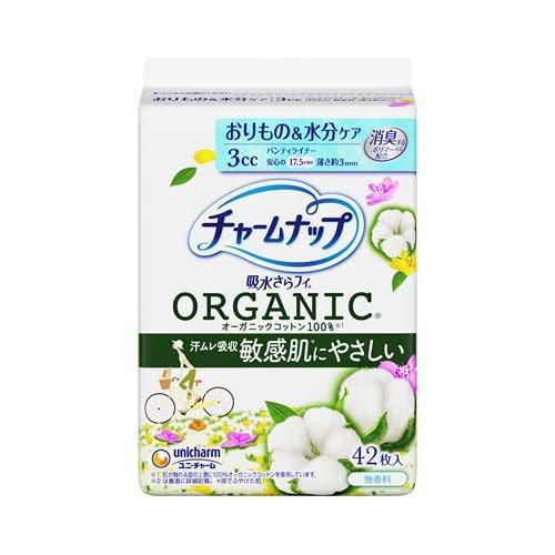 ユニ・チャーム チャームナップ 吸水さらフィパンティライナーコットン 42枚 4903111556571 -ki