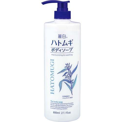 熊野油脂 麗白 ハトムギボディソープ 本体 800ml 4513574027077 -ko