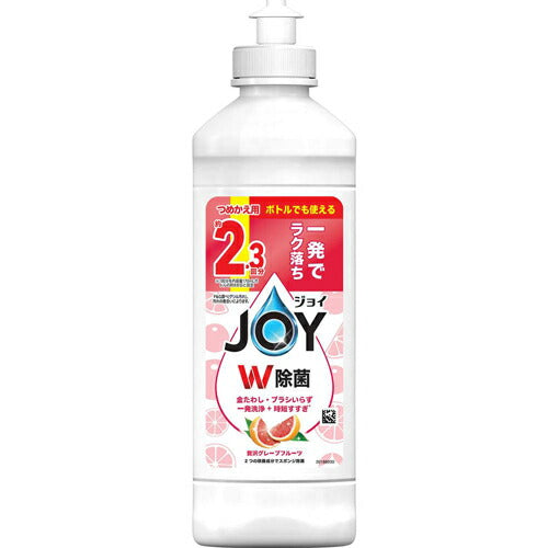P&G ジョイ W除菌 食器用洗剤 贅沢グレープフルーツ キャップ付き詰め替え(300ml) 4987176239051 -nu