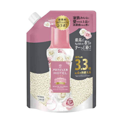 P&G レノアアロマジュエルホワイトフローラル&サボンの香りつめかえ用超特大サイズ 1410ml 4987176356284 -na