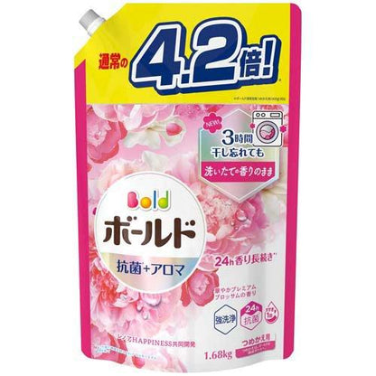 ボールドジェル 華やかプレミアムブロッサムの香り つめかえ用 ウルトラジャンボサイズ　4987176190413 洗濯洗剤 柔軟剤