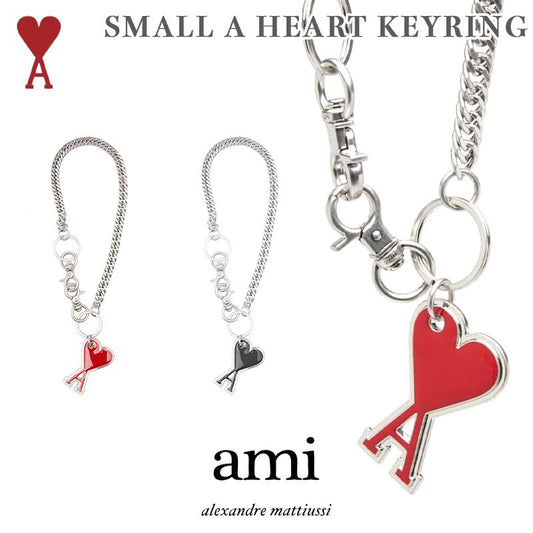 AMI Paris キーホルダー アミ パリス AMI DE COEUR SMALL A HEART KEYRING チェーン キーリング UKR903 AMI ALEXANDRE メンズ レディース ユニセックス 正規品
