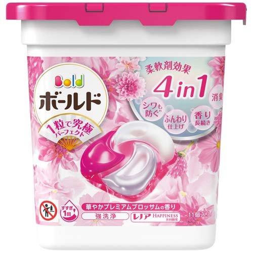 「ポイント10倍」 ボールド ジェルボール4D 華やかプレミアムブロッサムの香り 本体 4987176140180 洗濯 洗剤 除菌 消臭