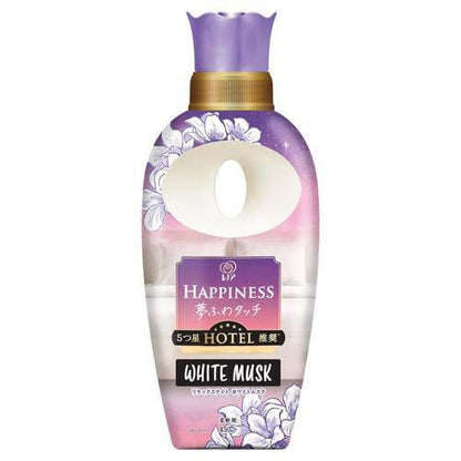 レノア ハピネス 夢ふわタッチ 柔軟剤 リラックスナイト ホワイトムスク 本体(450ml) 4987176196255 洗濯 洗剤 柔軟剤