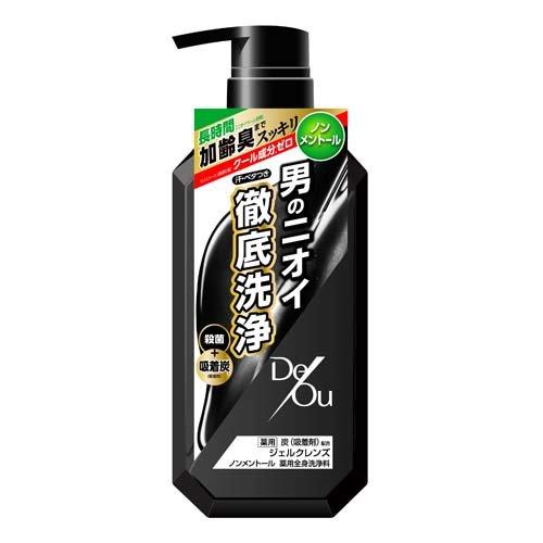 デ・オウ 薬用 クレンジングウォッシュ ノンメントール ポンプ 520ml 4987241146031 洗浄 殺菌 消毒 体臭 汗臭 ボディソープ メンズ