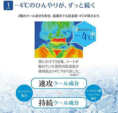 メール便 エスカラット 極寒タオル 5枚 4971710398724 熱中症対策 体感 冷たい