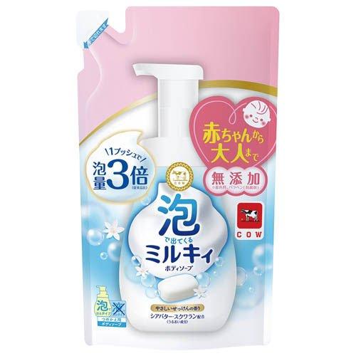 泡で出てくる ミルキィ ボディソープ やさしい せっけんの香り 詰替(450ml) 4901525011716 風呂 赤ちゃん