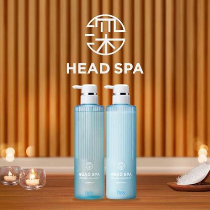 メール便 深体験 ヘッドスパ by h&s リフレッシュ×さらつや シャンプー つめかえ 4987176175618 地肌ケア ヘアケア ノンシリコン パラベンフリー