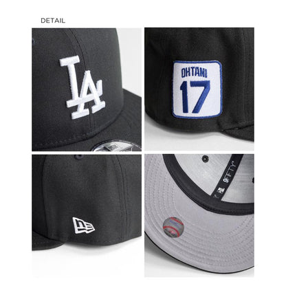 【正規品】ニューエラ NEW ERA 9fifty 950 60585252 大谷翔平 17 LA ドジャース キャップ ブラック スナップバック