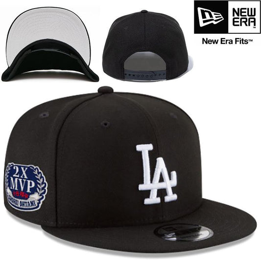 [ニューエラ] 9FIFTY MLB Shohei Ohtani MVP Black/White 60585243 大谷 翔平 モデル ロサンゼルス・ドジャース US限定 キャップ 海外限定 スナップバックキャップ CAP