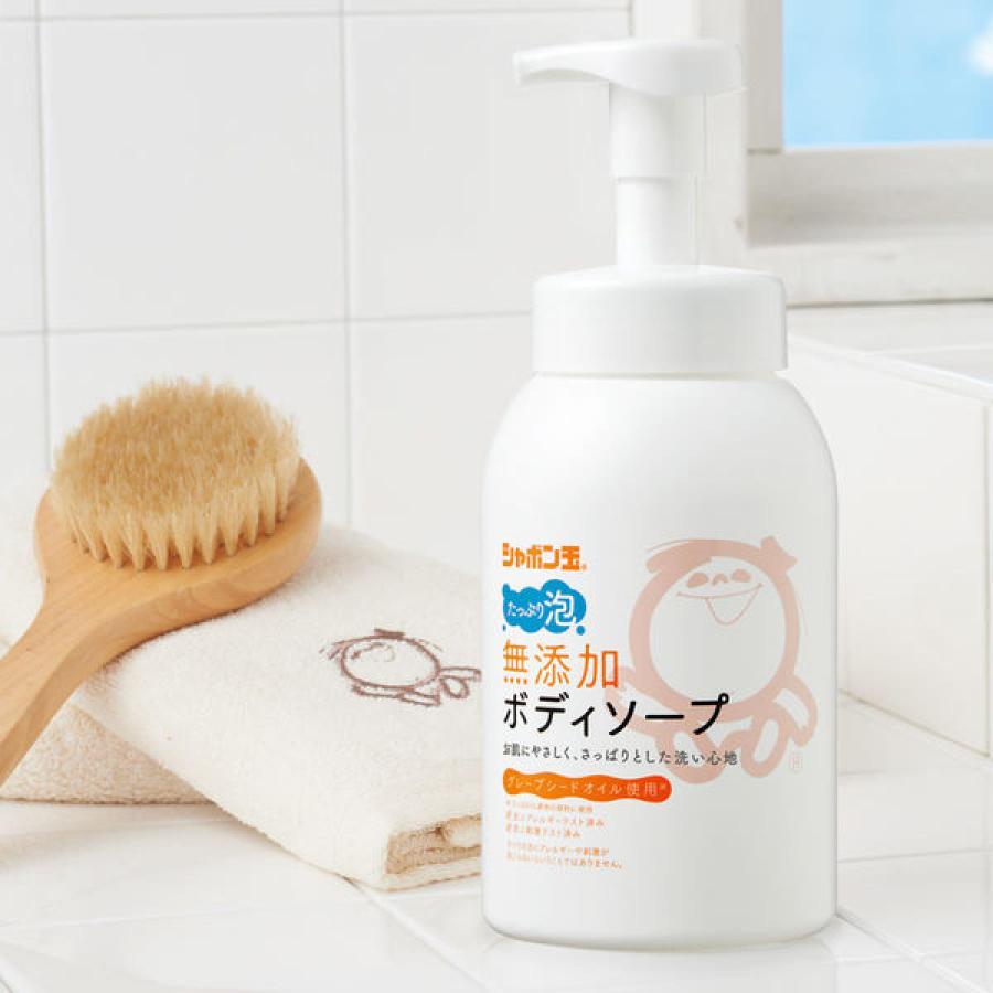 シャボン玉 無添加 ボディソープ たっぷり泡本体 570ml 4901797033010