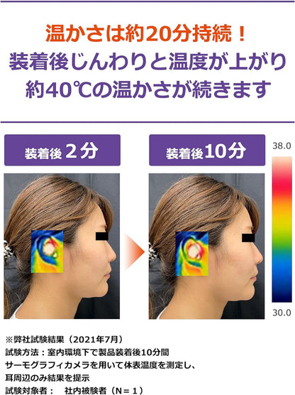 メール便 ナイトミン 耳ほぐタイム 本体1セット 発熱体5セット 4987072084045