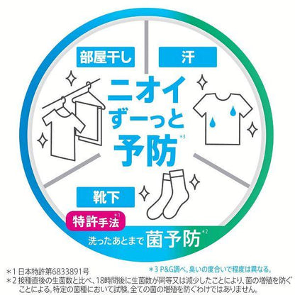 アリエール MiRAi 洗濯洗剤 漂白剤級の洗浄プラス 詰替 (1.22kg) 4987176244130 青